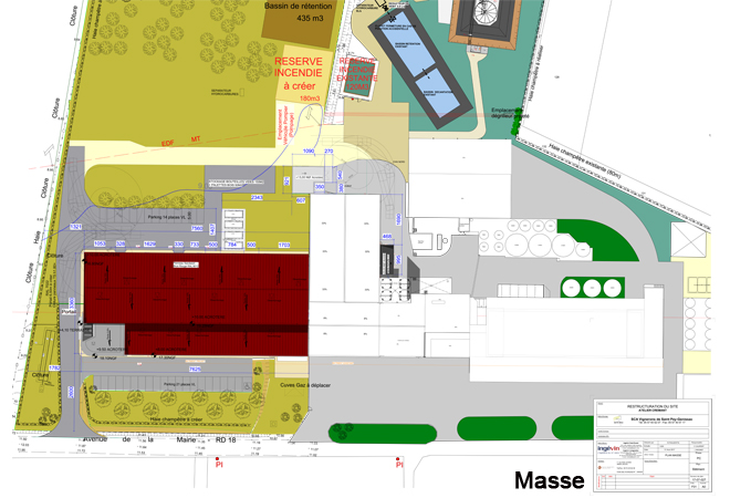 Création atelier de crémants Vignerons de Saint Pey Genissac maitre d’oeuvre vinicole INGEVIN Vue 2