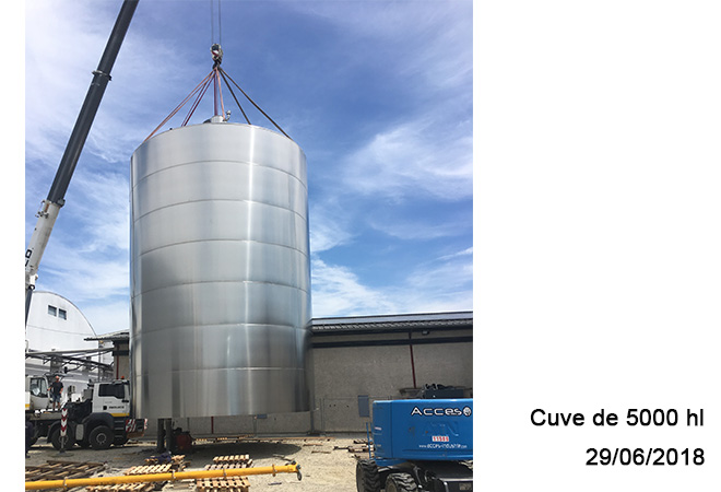 Modernisation de la cave coopérative de Buzet sur Baise maitrise d’oeuvre vinicole INGEVIN Vue 7