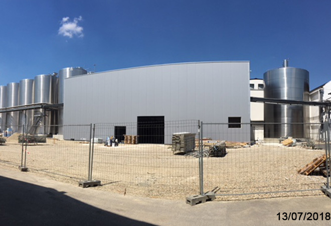 Modernisation de la cave coopérative de Buzet sur Baise maitrise d’oeuvre vinicole INGEVIN Vue 9