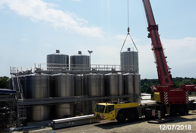 Extension Cave Nogaro Hauts de Montrouge bureau d’études vinicole INGEVIN Vue 3