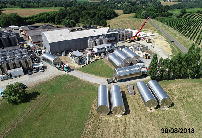 Extension Cave Nogaro Hauts de Montrouge bureau d’études vinicole INGEVIN Vue 5