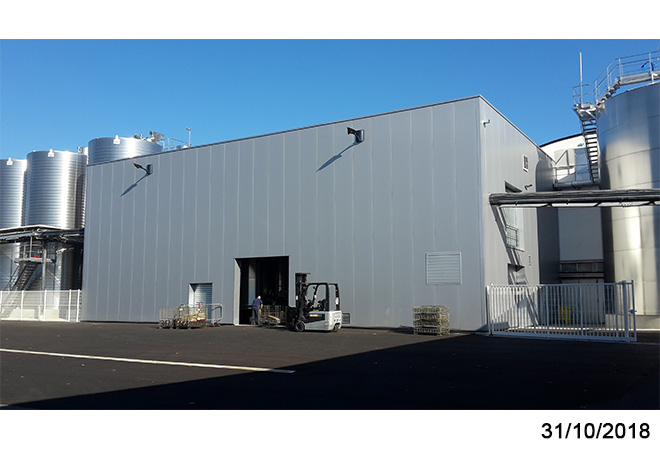 Modernisation de la cave coopérative de Buzet sur Baise maitrise d’oeuvre vinicole INGEVIN Vue 8