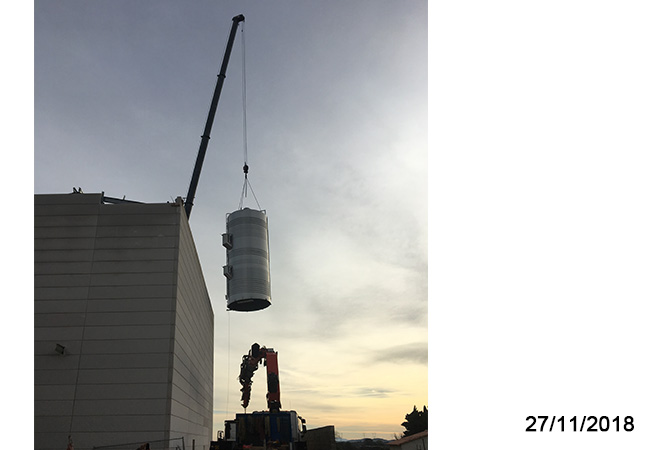 Restructuration cave cooperative d'ESTEZARGUES plan du projet maitrise d’oeuvre viticole INGEVIN vue 16