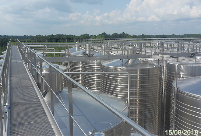 Extension Cave Nogaro Hauts de Montrouge bureau d’études vinicole INGEVIN Vue 8