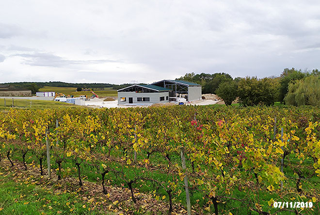Extension et modernisation Chai - Vignobles Landié maitrise d’oeuvre vinicole INGEVIN Vue 5