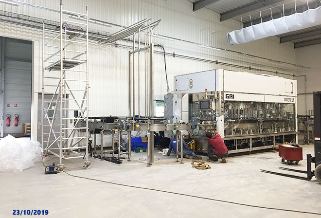 Création unité de conditionnement des caves coopératives de Limoux maitrise d’oeuvre vinicole INGEVIN Vue 16