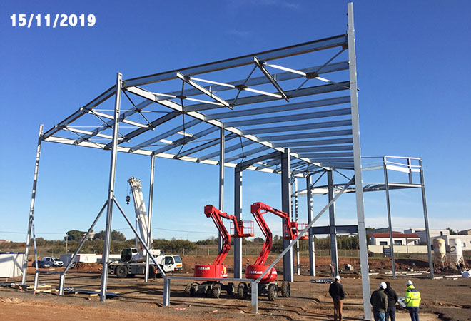 Création éco-chai Caves Richemer bureau d